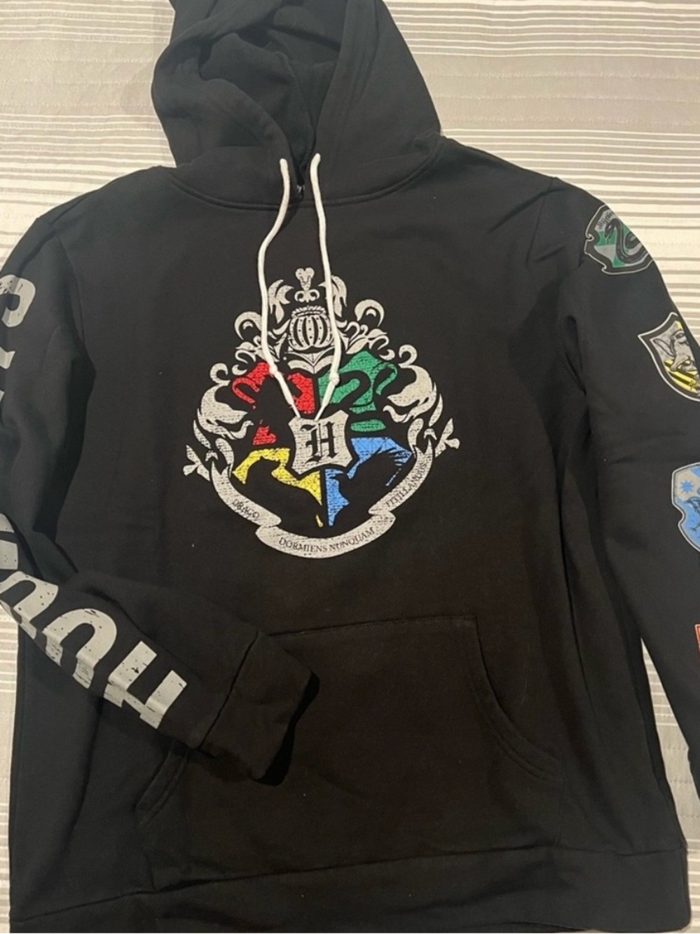 Black Hogwarts Crest Hoodie